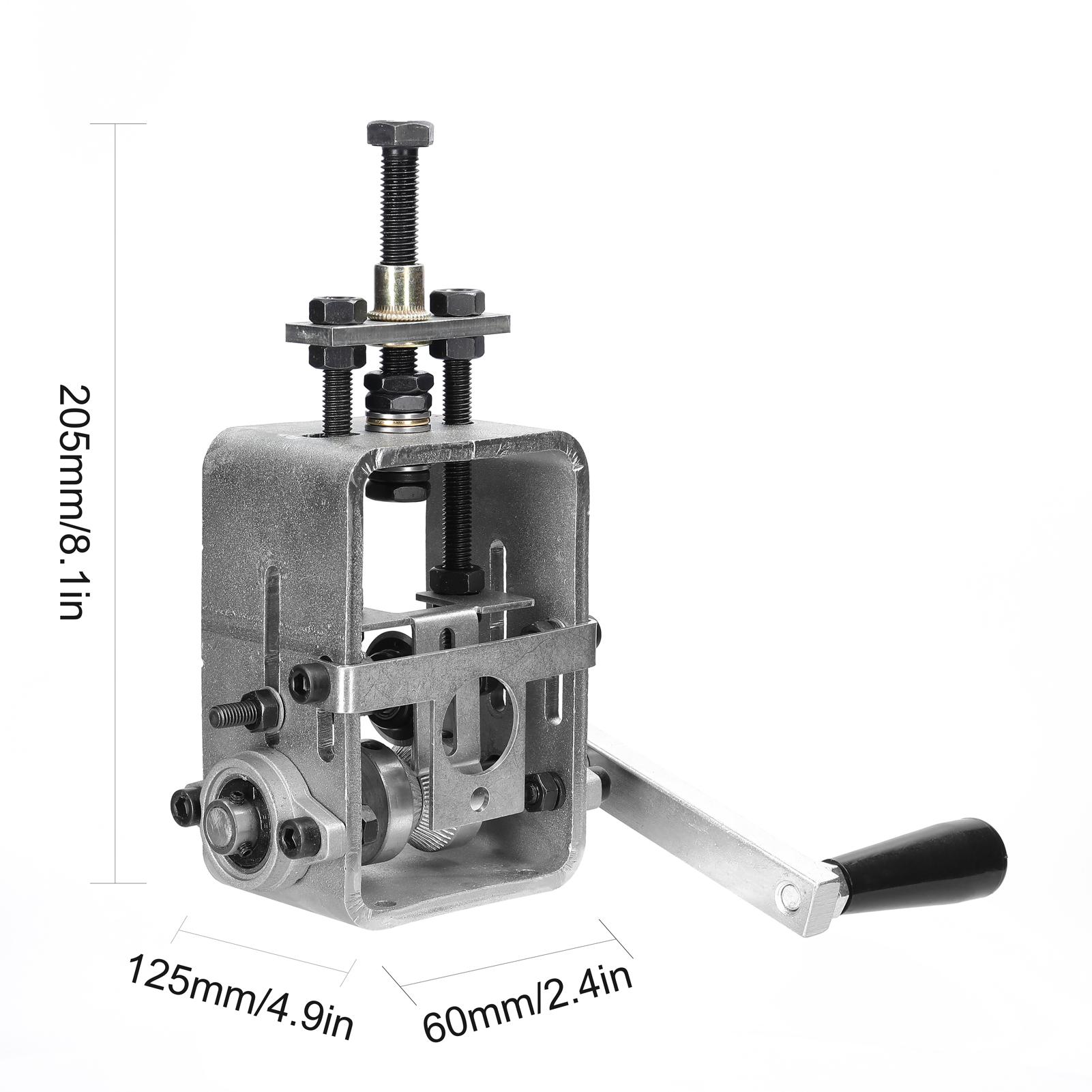 Small Manual Electric Household Wire Stripper Manual Wire Stripping Tool Copper Cable Peeling Machine with Hand Crank use with Hand Electric Drill for 2-24mm Wire