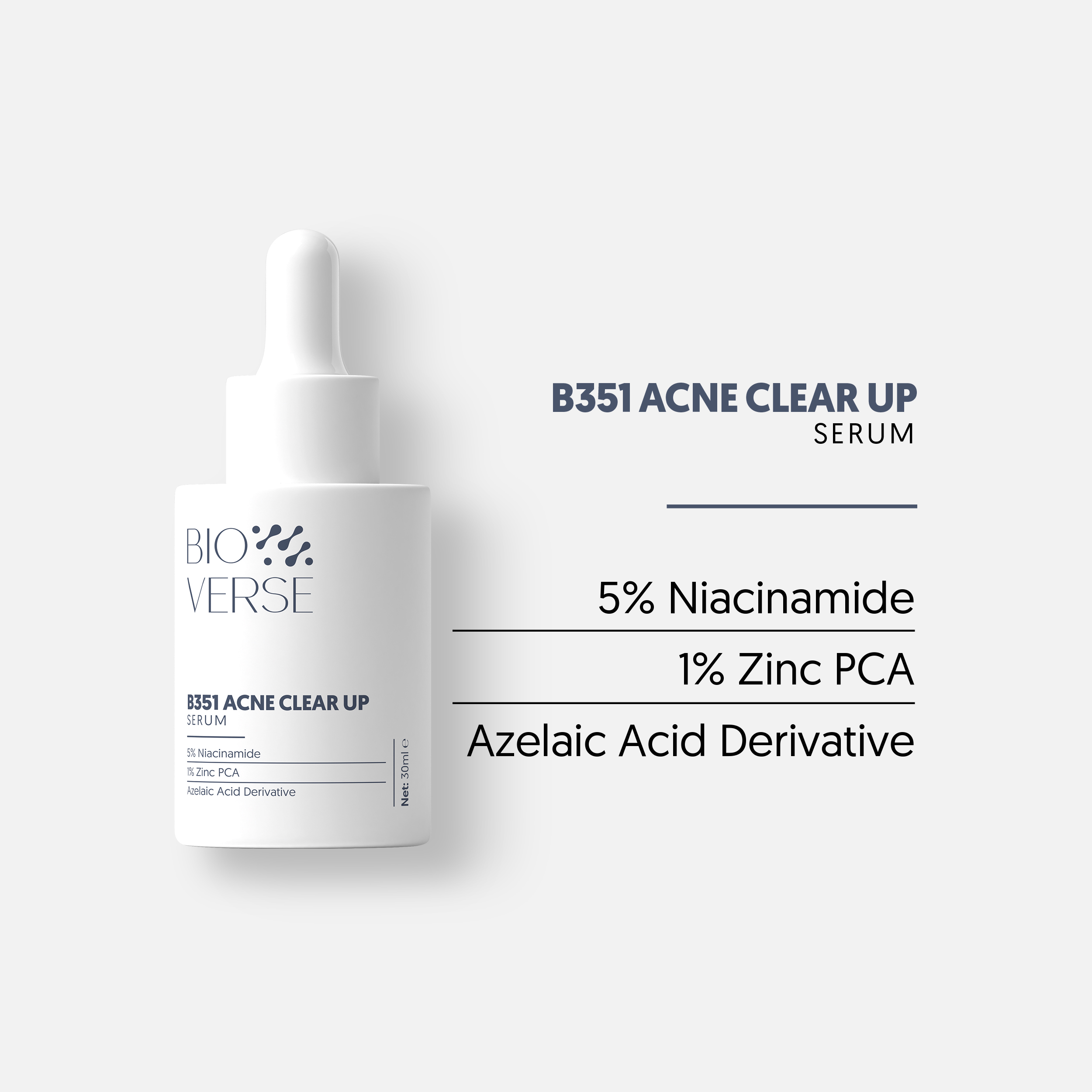 Bộ đôi làm sạch sâu & hỗ trợ ngừa mụn (Porifying Resurfacing Cleansing Gel + B351 Acne Clear up Serum)