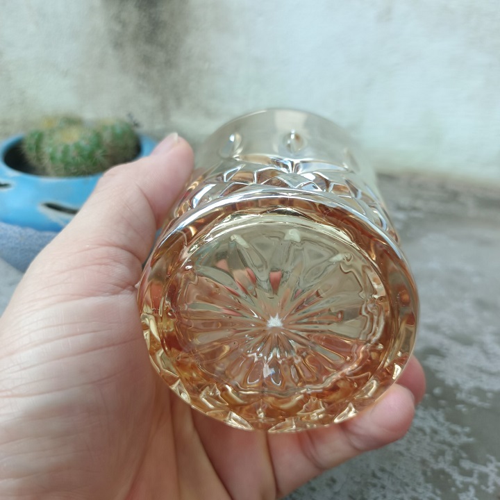 Ly thủy tinh pha lê dung tích 218ml dầy đáy ,uống cocktail cao cấp