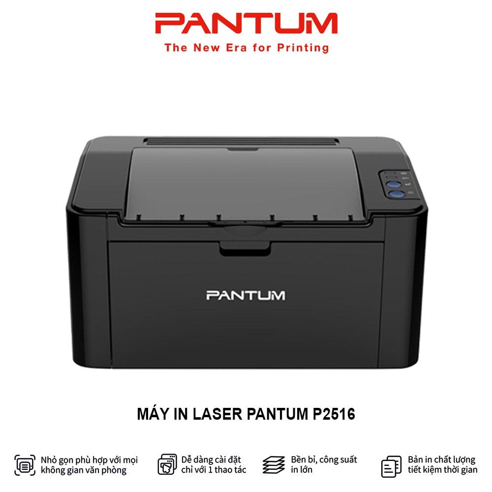 Máy in Laser đơn chức năng PANTUM P2516, in đen trắng, tốc độ cao, khổ giấy A4 (Hàng chính hãng)