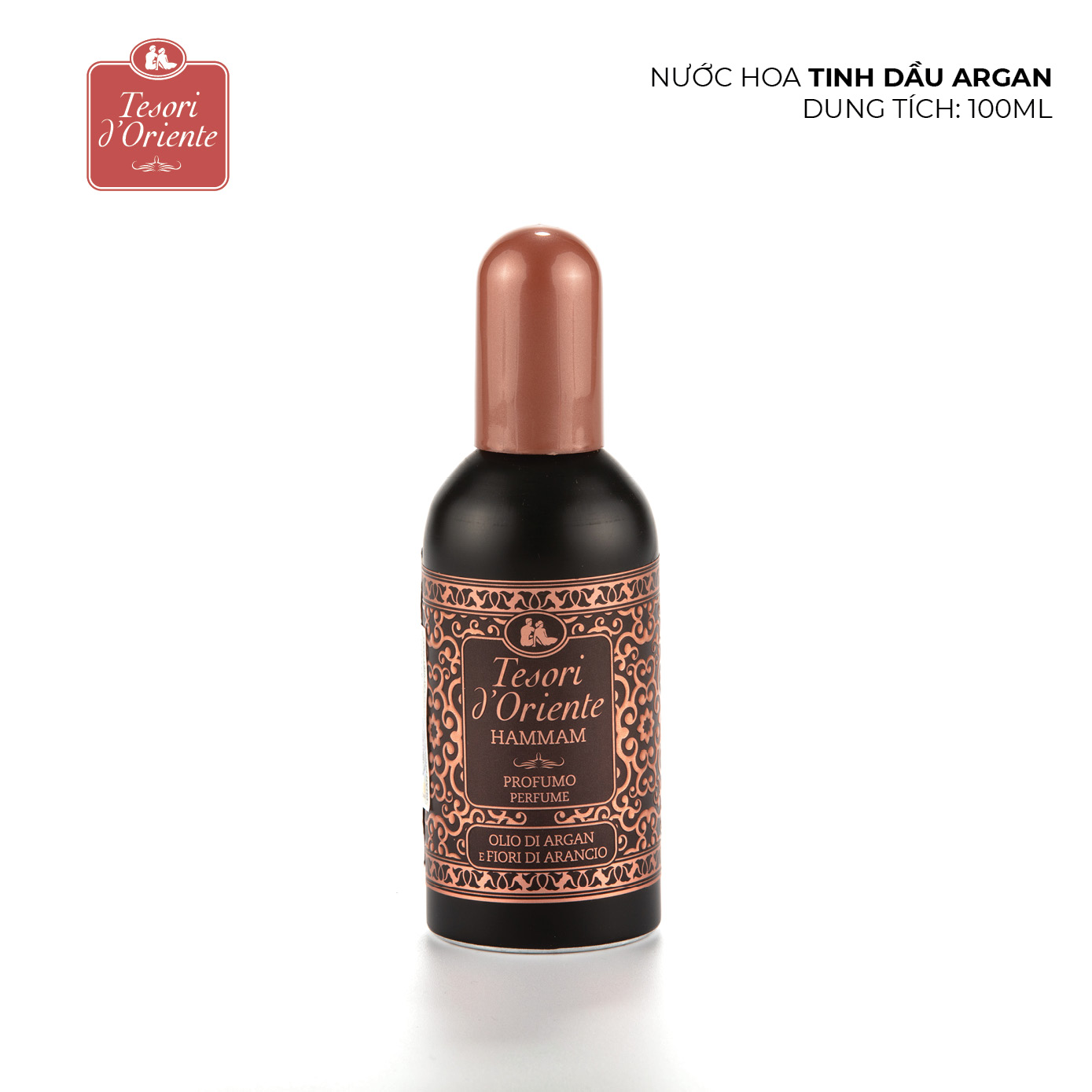 Nước Hoa Italia Tesori D'Oriente Hamman - Tinh dầu Argan (100ml)