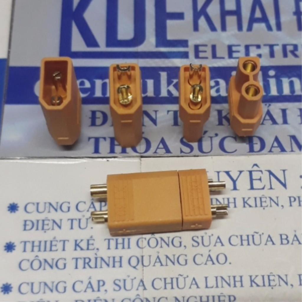 bộ đực + cái jack nguồn PIN xe điều khiển từ xa, jack XT XT30 hàng chất lượng cao kde4545