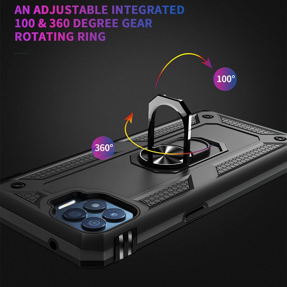 Ốp lưng cho Oppo A93 chống sốc 2 lớp kèm nhẫn iring làm giá đỡ