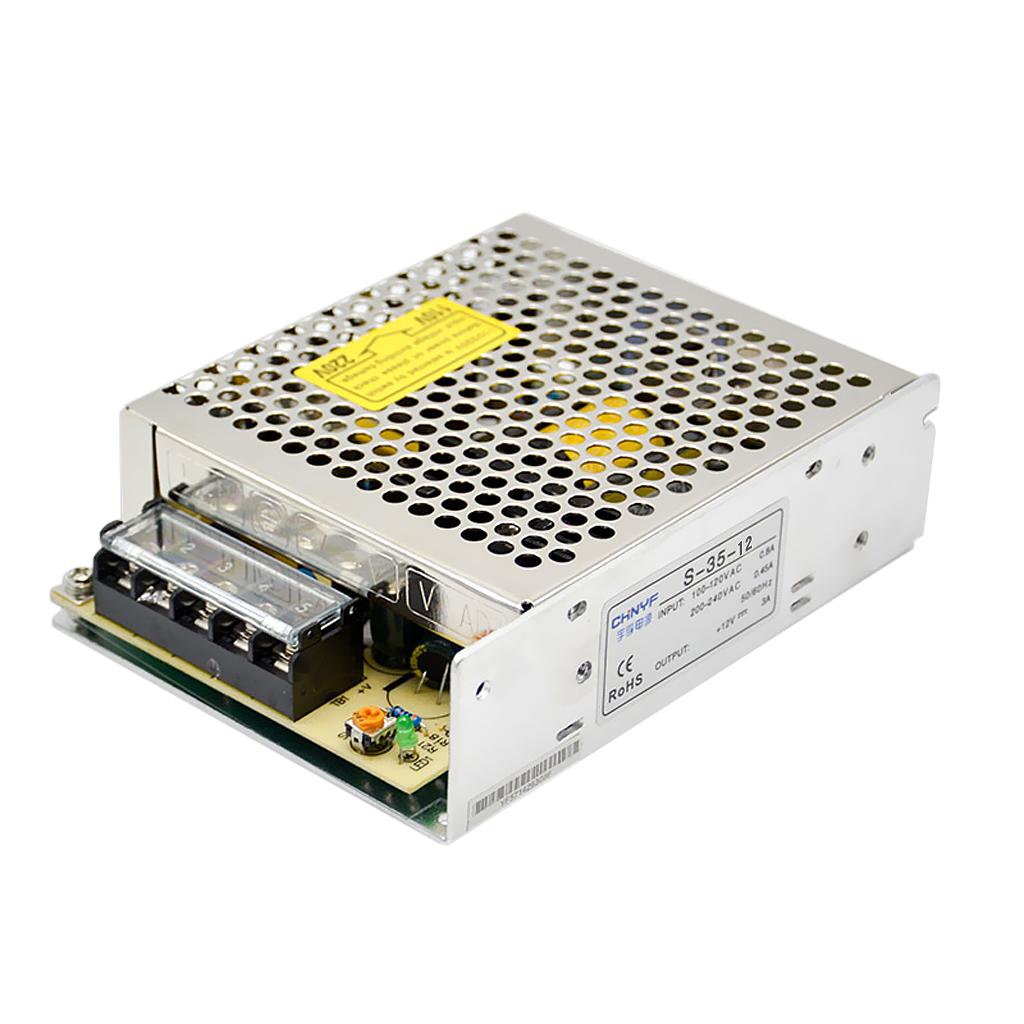 Metal AC 110V-220V to DC Switch Power Supply Driver Adapter