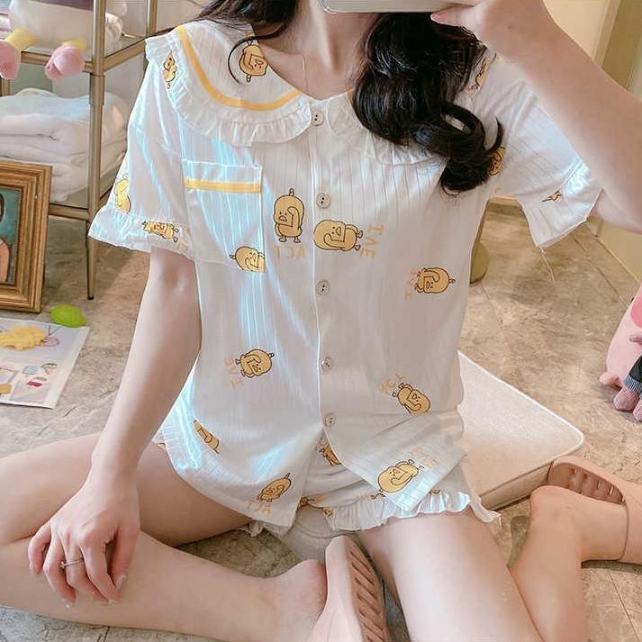 Pijama Tay Ngắn Quần Cộc Thoáng Mát - Nhiều Mẫu DB023