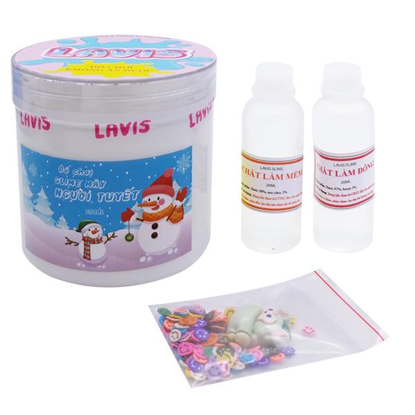 Đồ Chơi Slime Mây Lavis: Người Tuyết - 350 ml