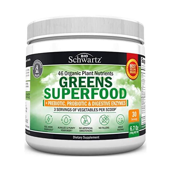 Greens Superfood with Prebiotic, Probiotic and Digestive Enzymes - Sample