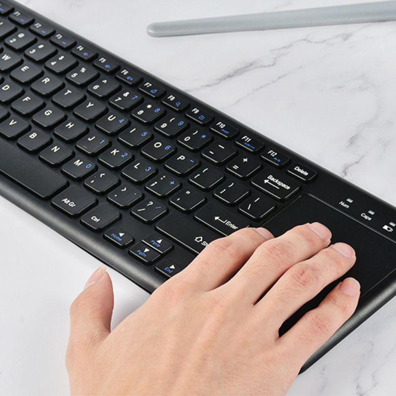 Bàn Phím Không Dây Niiki 2.4g Tích Hợp Cảm Ứng Và Chuột Cảm Ứng Siêu Mỏng