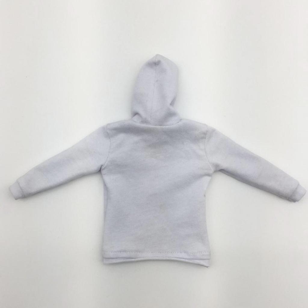 1/6 Quy Mô Nam Hoodie Nỉ cho Rồng Đồ Chơi Hot 12 ''Hình Hành Động Trắng
