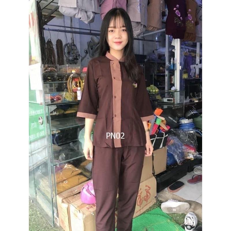 Đồ Lam Đi Chùa #Đồ Phật Tử #Pháp Phục Phật Giáo#Lãnh Tựu Phối Nữ