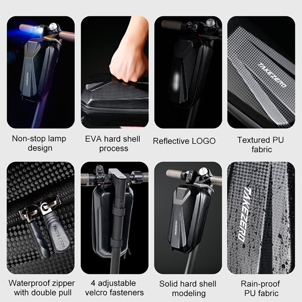Túi Trước Xe Điện 2L/3L Cho Xiaomi M365 PRO 2 Túi Đa Năng Xe Tay Ga Túi Xe Đạp Phụ Tùng Xe Đạp Lưu Trữ Túi Treo Color: 3L