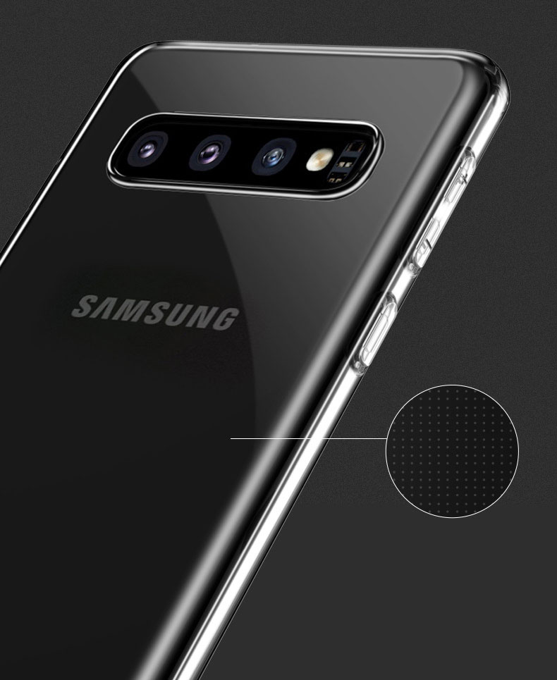 Ốp lưng cho Samsung Galaxy S10 Hoco dẻo trong suốt (Cho Samsung Galaxy S10/S10 Plus/S10e - chính hãng