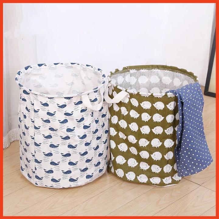 Giỏ Đựng Đồ, Sọt Vải Đựng Quần Áo Phong cách Nhật Bản 30 x 45 cm