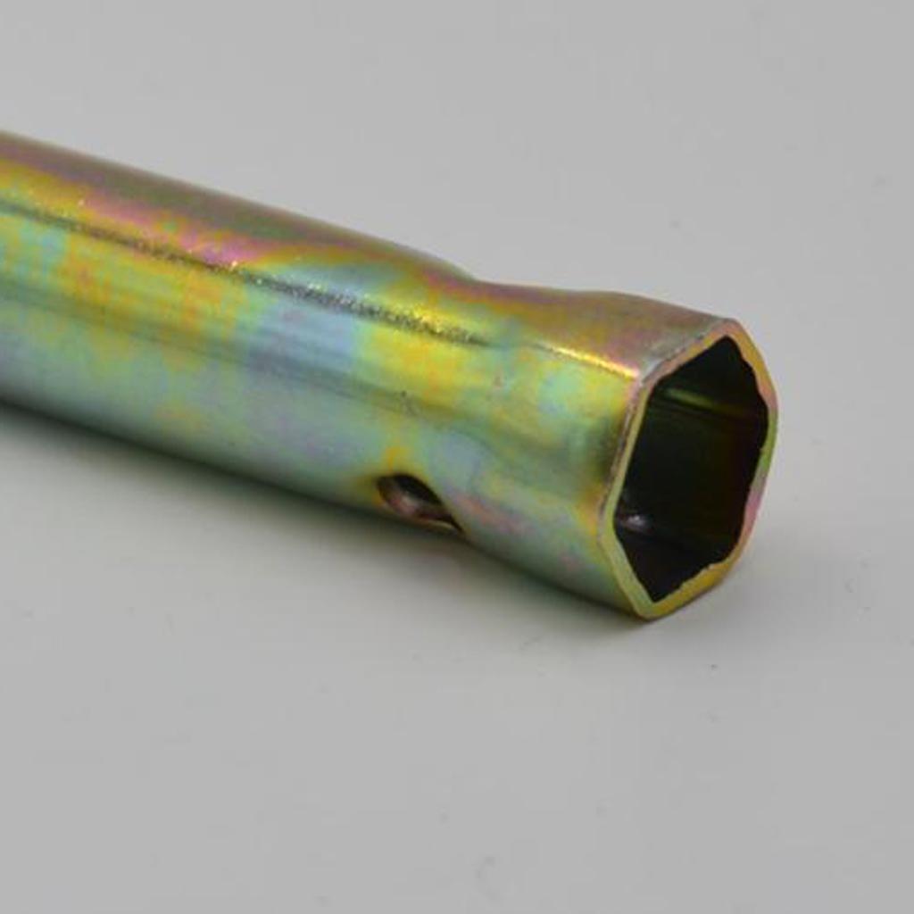 Gold   Ignition      Plug   Spanner      Wrench   Motorcycle