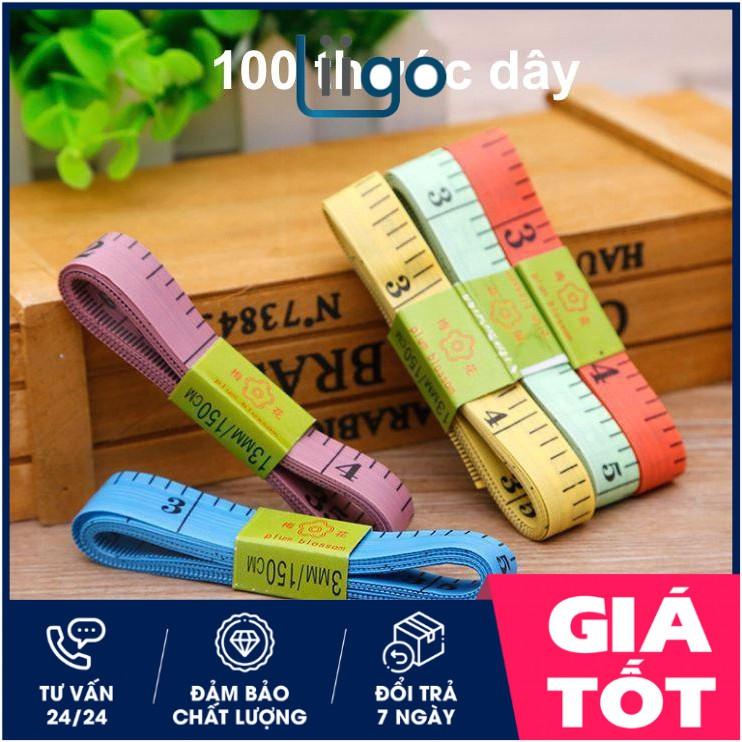 BỘ 100 thước dây cao cấp - may vá - đo chiều cao - đo kích thước 3 vòng - đa năng - tiện dụng(LUCEO)