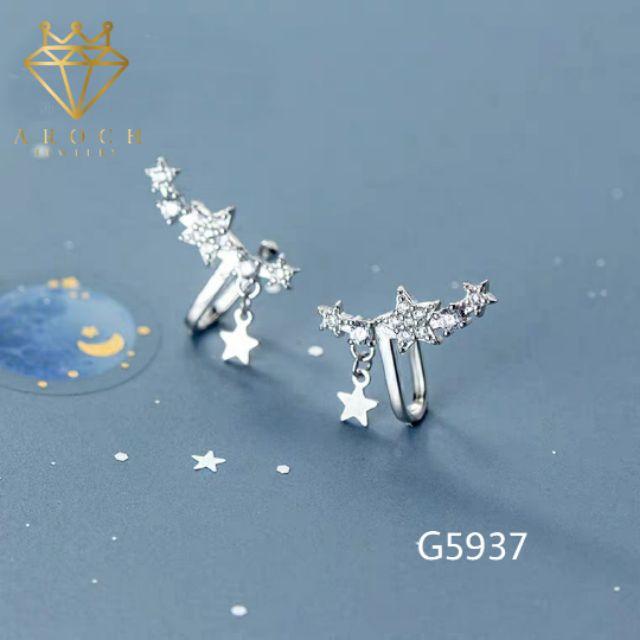  Khuyên tai bạc Ý s925 Hàn Quốc G5937 - AROCH Jewelry