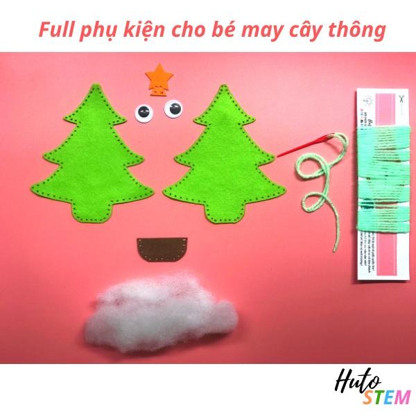 Cây Thông Noel, Cây Thông Noel Vải Nỉ Tự Làm, Trang Trí Giáng Sinh