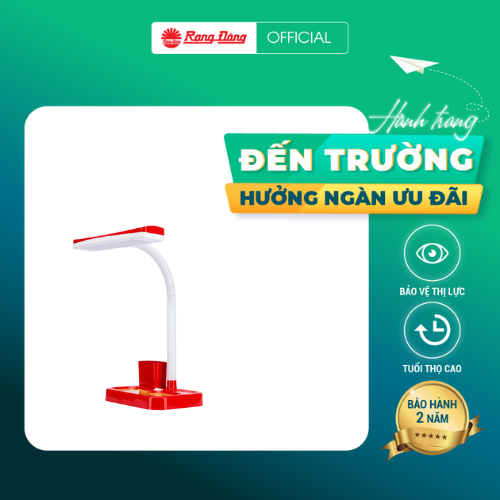 Đèn bàn Bảo vệ Thị lực Rạng Đông Model: RD-RL-01.V2 Mẫu Mới Cải Tiến Có Ống Cắm Bút