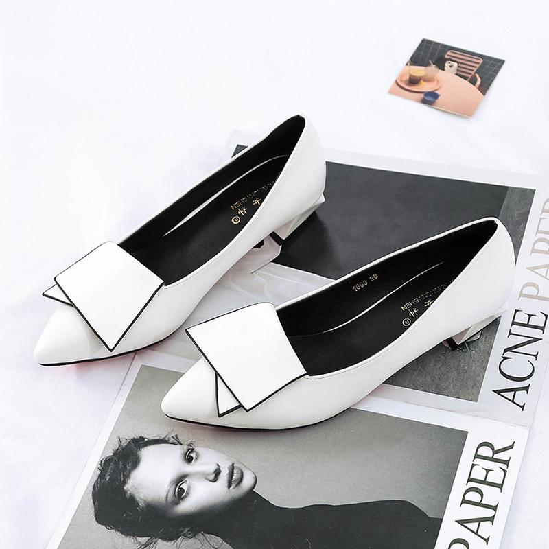 Women casual low heel office shoes