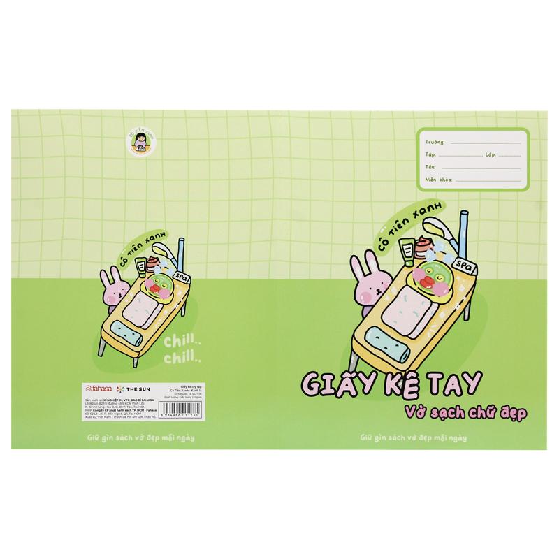 Giấy Kê Tay Cô Tiên Xanh - The Sun - Màu Xanh Lá