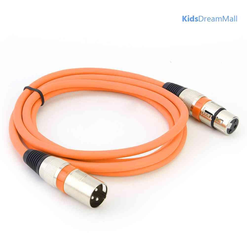 Mới Set 5 Cáp Âm Thanh 3Pin XLR Mạ Bạc