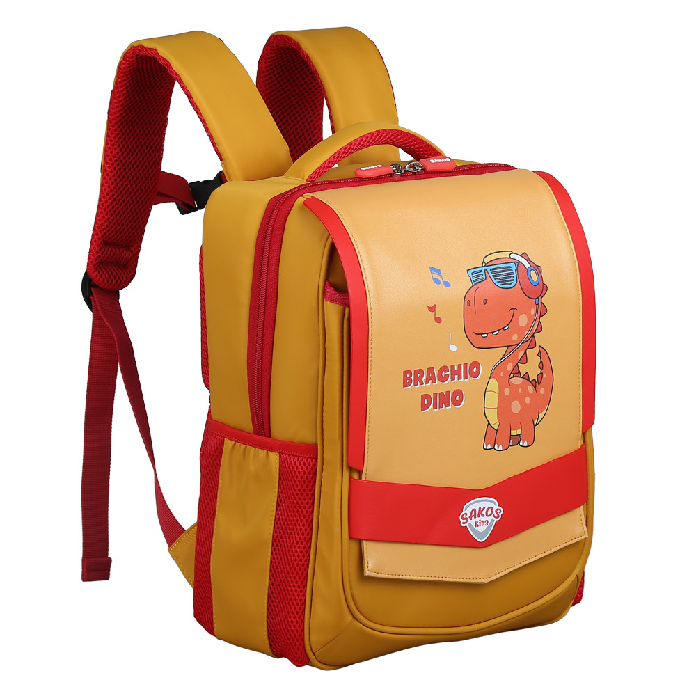 Balo Học Sinh Thời Trang SAKOS KID GENIUS - Họa Tiết Dễ Thương, Siêu Nhẹ, Chống Gù, Bảo Vệ Đôi Vai Và Cột Sống Của Trẻ - Hàng chính hãng