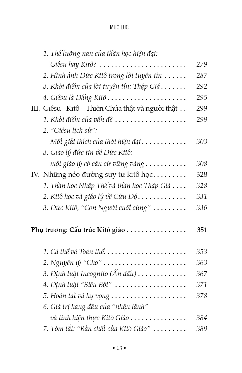 DẪN NHẬP ĐỨC TIN KITÔ GIÁO
