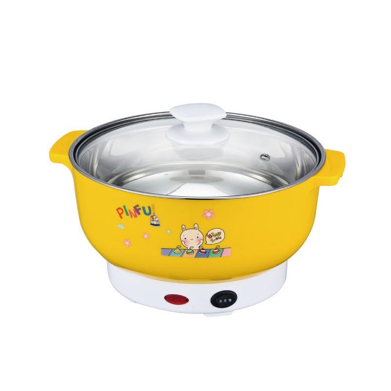 Bảo Hành 1 Năm Nồi Lẩu Điện Mini Đa Năng Nika 24cm 1000W Inox 304, Tiện Dụng Cho 2-3 Người Dùng, Siêu Tiện Dụng