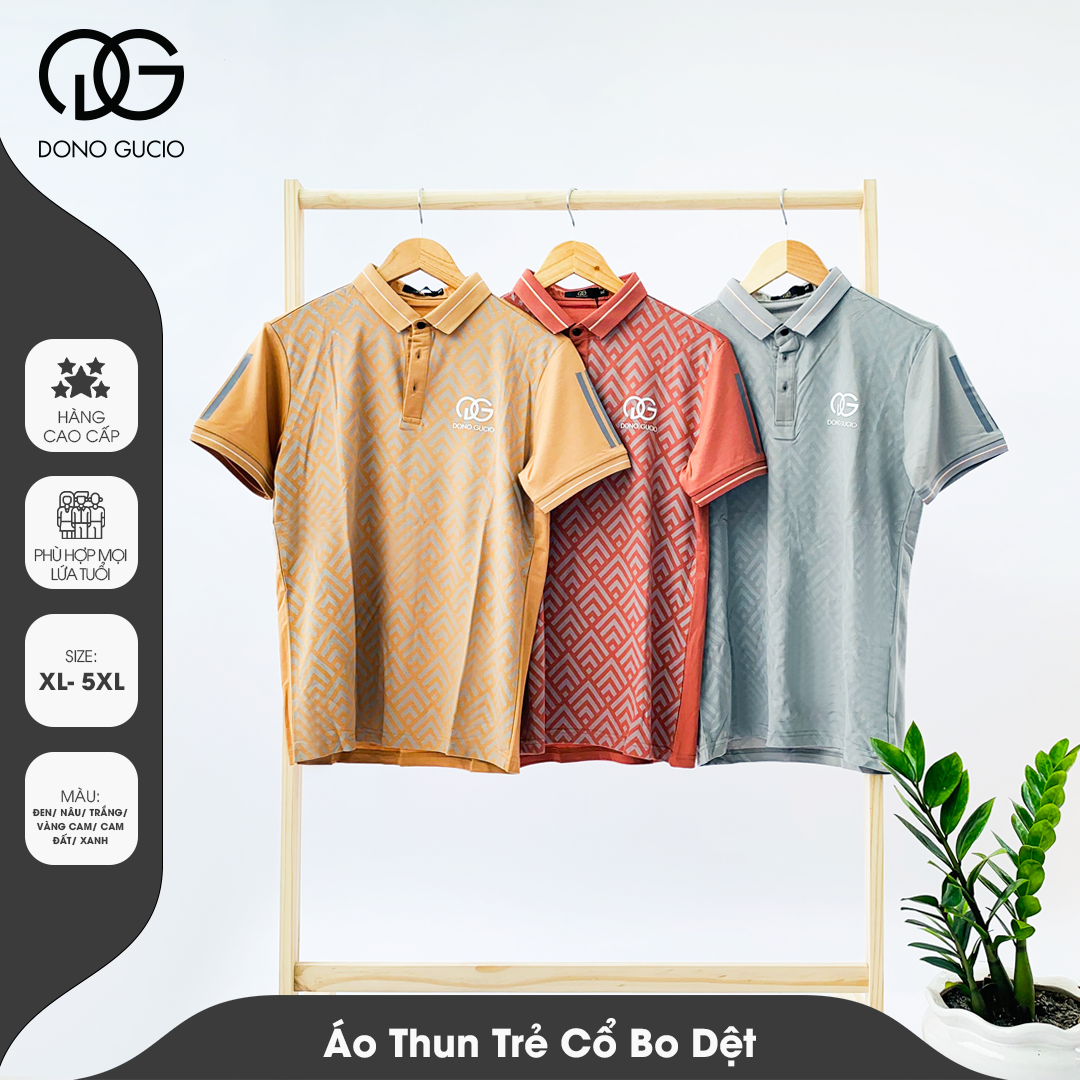Áo thun nam cổ bo dệt CAO CẤP áo phông nam mặc thoải mái nhất và đảm bảo độ bền đẹp
