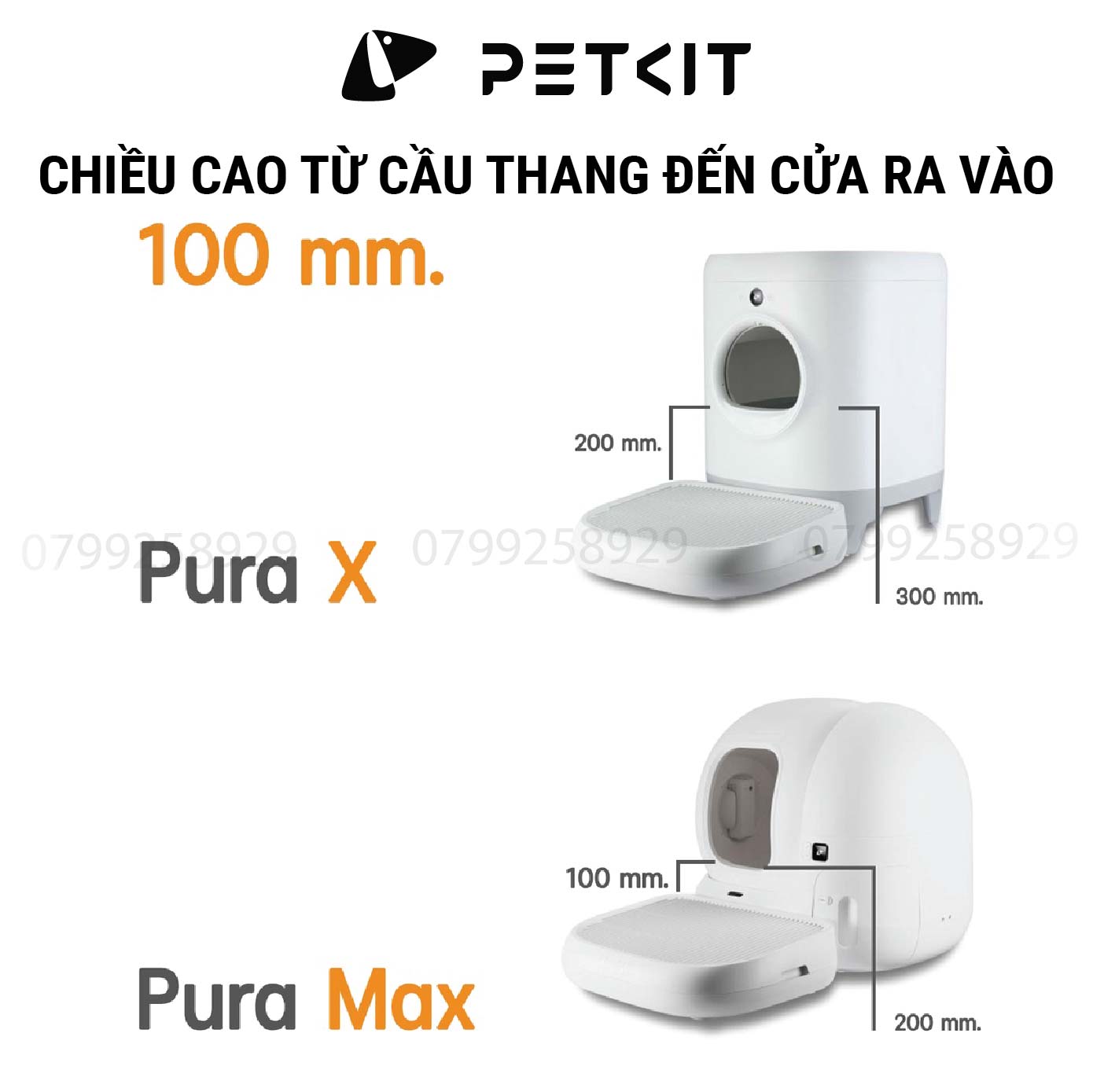 Bậc Thang Hứng Cát Petkit Dành Riêng Cho Máy Vệ Sinh Pura X và Pura Max