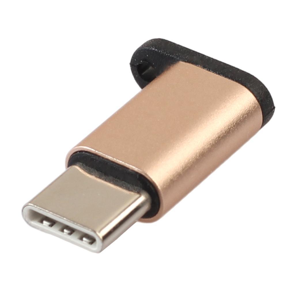 USB-C Type C Male to Micro USB Female OTG Adapter Connector