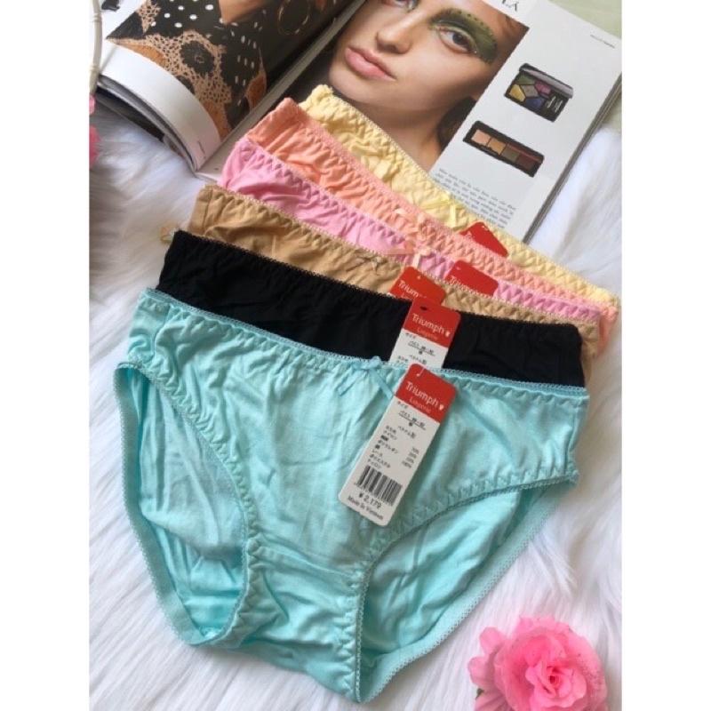 Quần Lót Nữ. Quần Lót Cotton Trơn Mềm Thấm Thoáng. Size M. L. XL. XXL