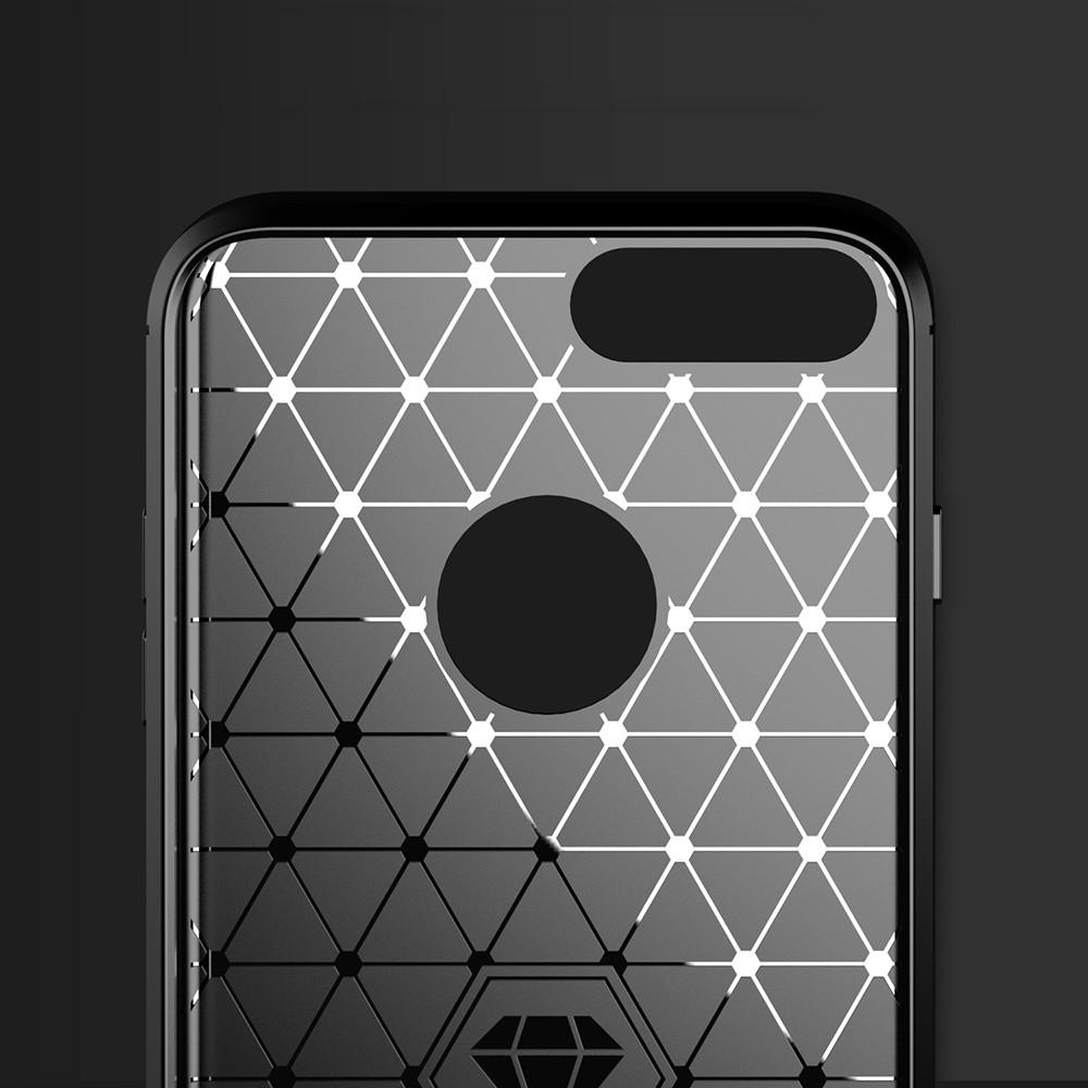 Ốp lưng cho iPhone 7 Plus 8 Plus dẻo Carbon phay xước chống sốc chống vân tay