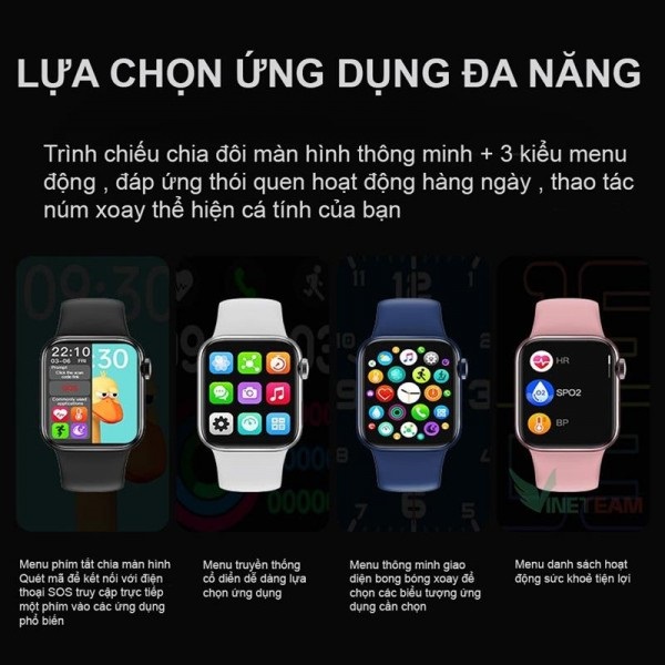 Đồng Hồ Thông Minh Smart Watch HW12 - Thiết Kế Hiện Đại Unisex, Thay Hình Nền, Theo Dõi Sức Khỏe Tập Luyện, Nghe Gọi Nhận Thông Báo, Pin Trâu - Nhiều Màu