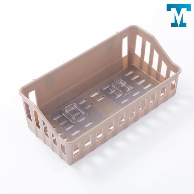 Kệ Dán Tường Chữ Nhật, để mỹ phẩm, gia vị, phù hợp mọi vị trí trong nhà