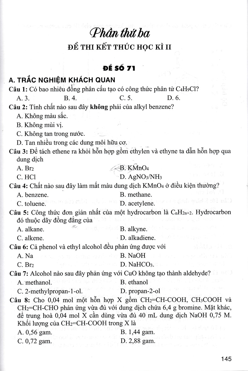 Tuyển Tập Đề Kiểm Tra Môn Hóa Học 11 _HA