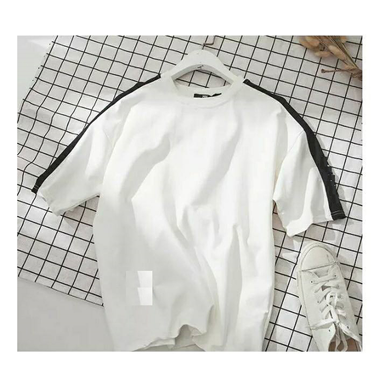 Áo thun tay lỡ cotton viền tay chữ nhật [ áo thun tay lỡ unisex nam nữ đều mặc được