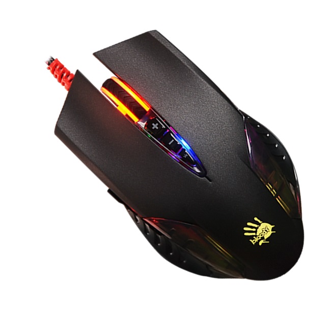 Chuột Gaming A4Tech Bloody Q50 Neon X-Glide 3200 DPI 6 Phím - Hàng Chính Hãng