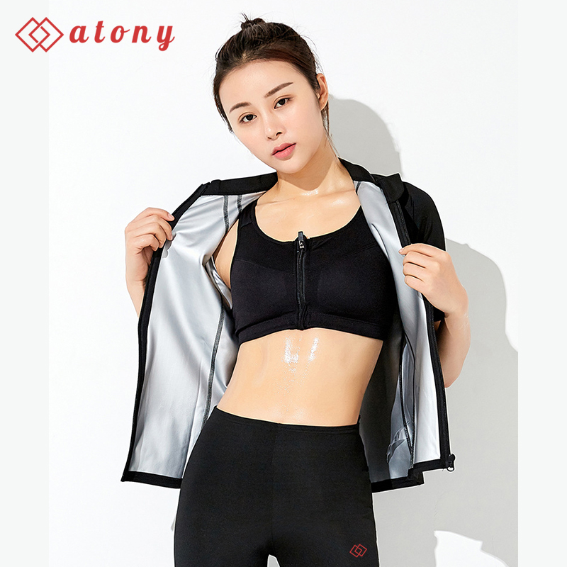 Áo Đổ Mồ Hôi Giảm Mỡ Bụng ATONY - Hàng Cao Cấp, Giúp Sinh Nhiệt, Đốt Cháy Calories, Mỡ Thừa, Hỗ Trợ Tập Gym/Yoga/Chạy Bộ/Zumba