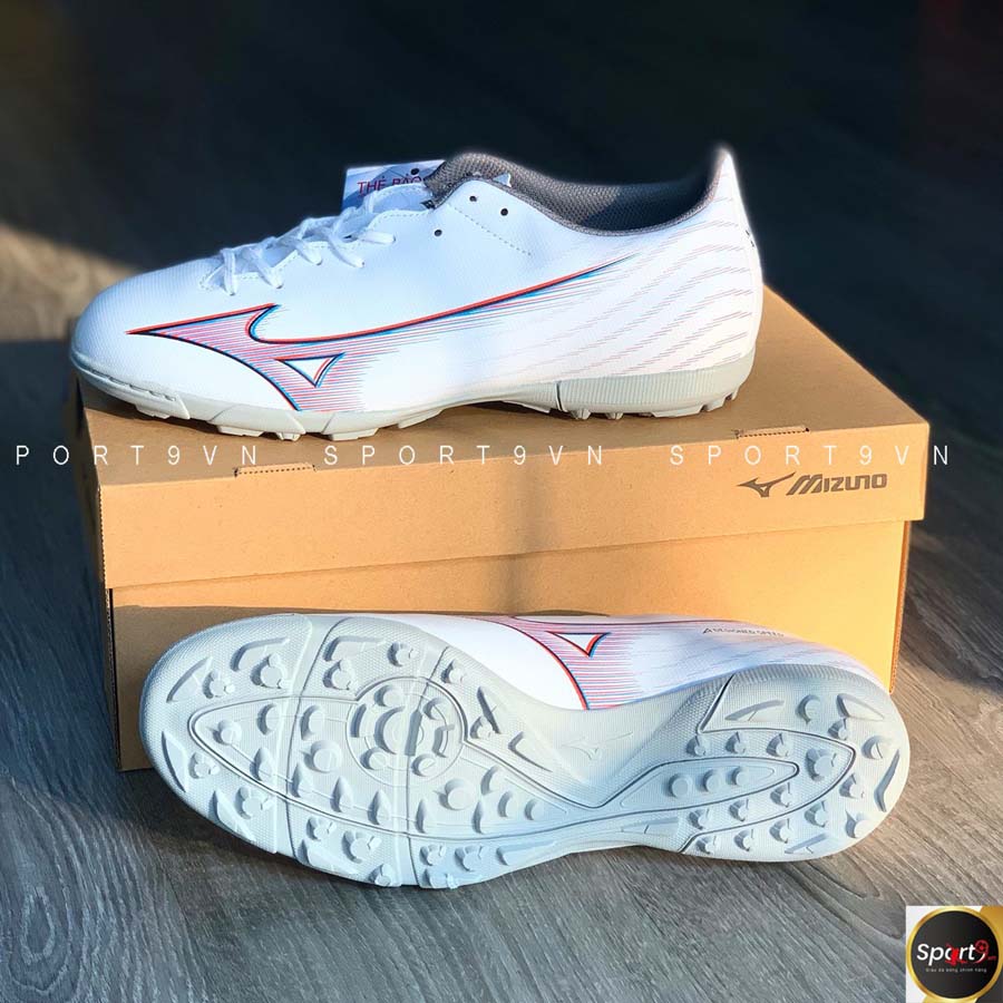 Giày đá bóng Mizuno Alpha α Select AS - P1GD236509 - Xám/Trắng