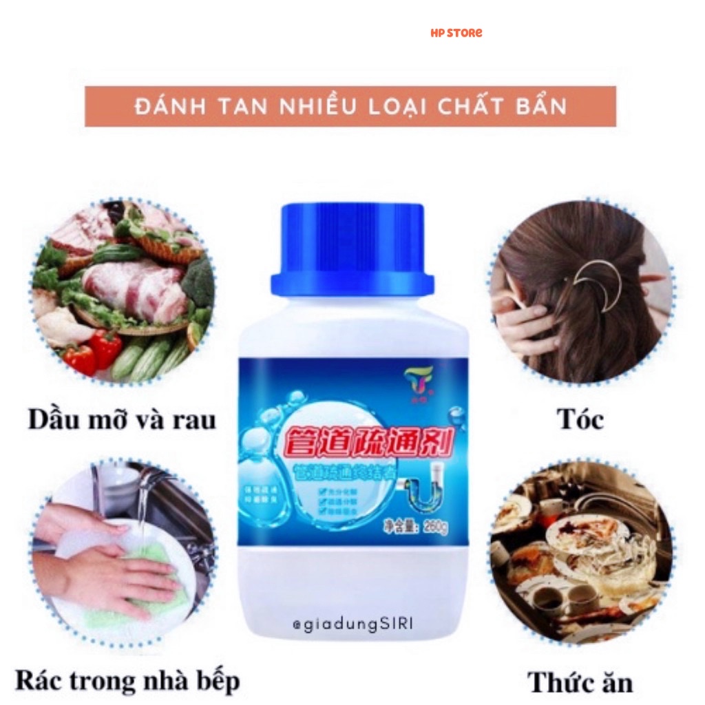 Hũ Bột Thông Cống,Bột Thông Bồn Cầu Cực Mạnh,Bột Chống Tắc Nghẽn,Bảo Dưỡng Các Đường Ống Nước