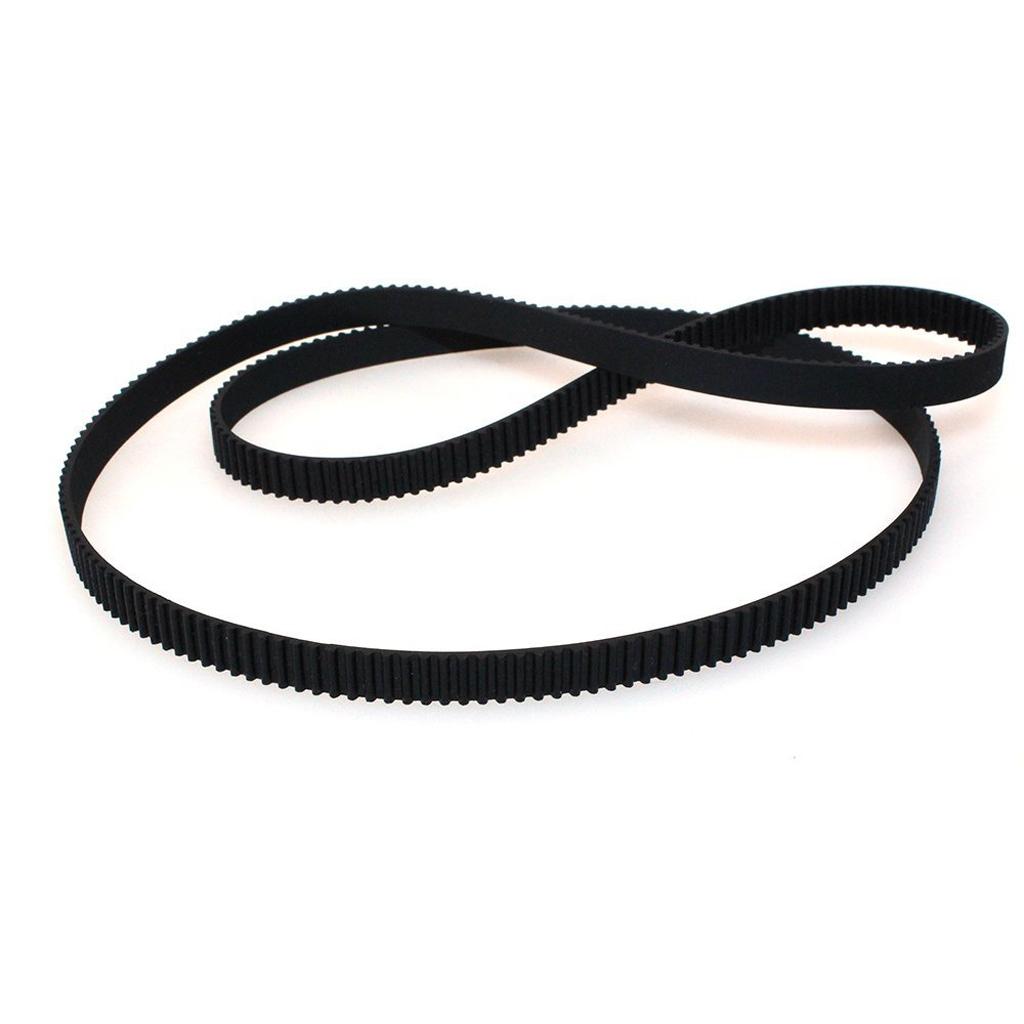 2x Various Size GT2 2mm Pitch 6mm Wide Synchronous Timing Belt 3D Printer Parts - Black, 400mm