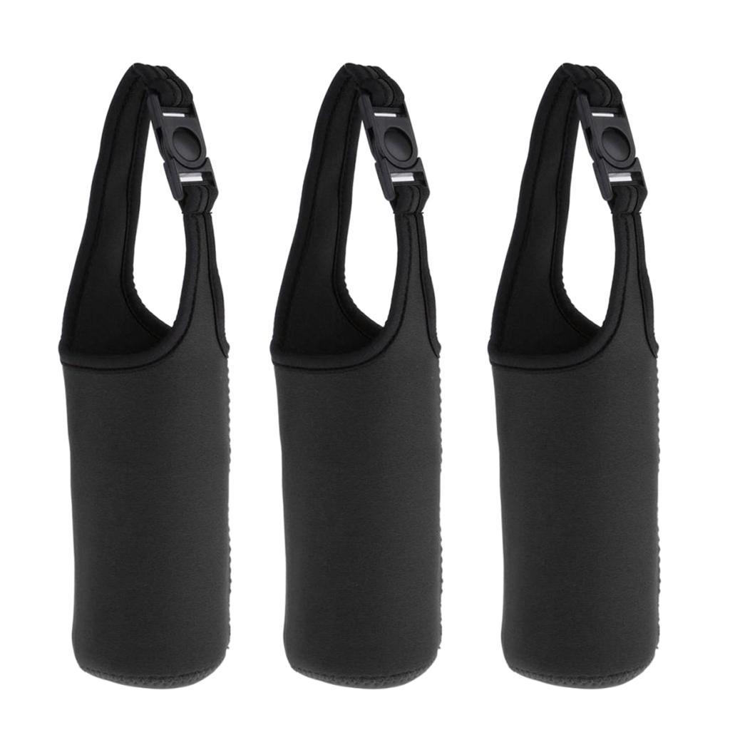 3 Pieces Water Bottle Tumbler Carrier Bag Cover Holder Protective Pouch