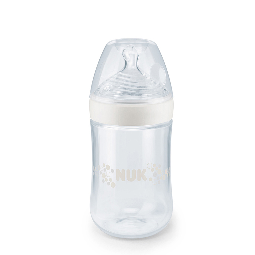 Bình sữa NUK mô phỏng tự nhiên PP 260ml bé &gt;6 tháng Hồng