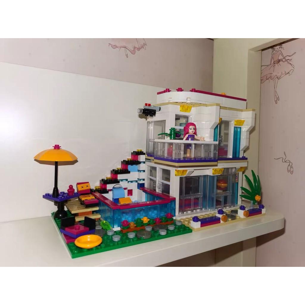 Bộ xếp hình con gái Friends bela 10498/ lepin 01064/ Sx3008 Biệt thự friend liv