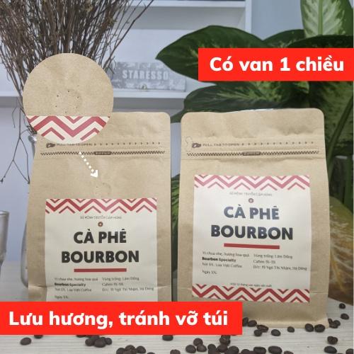 Cà phê nguyên chất Arabica BOURBON cao cấp pha espresso coldbrew pour over cafe rang xay vị ngọt hoa quả tinh tê