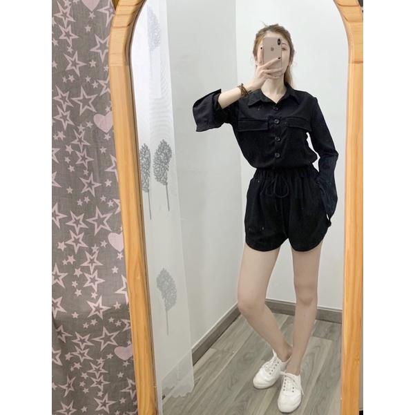 Set áo somi túi nắp-short 2m