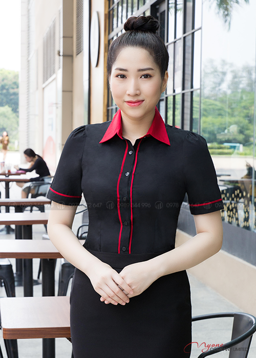 Áo sơ mi nữ ngắn tay