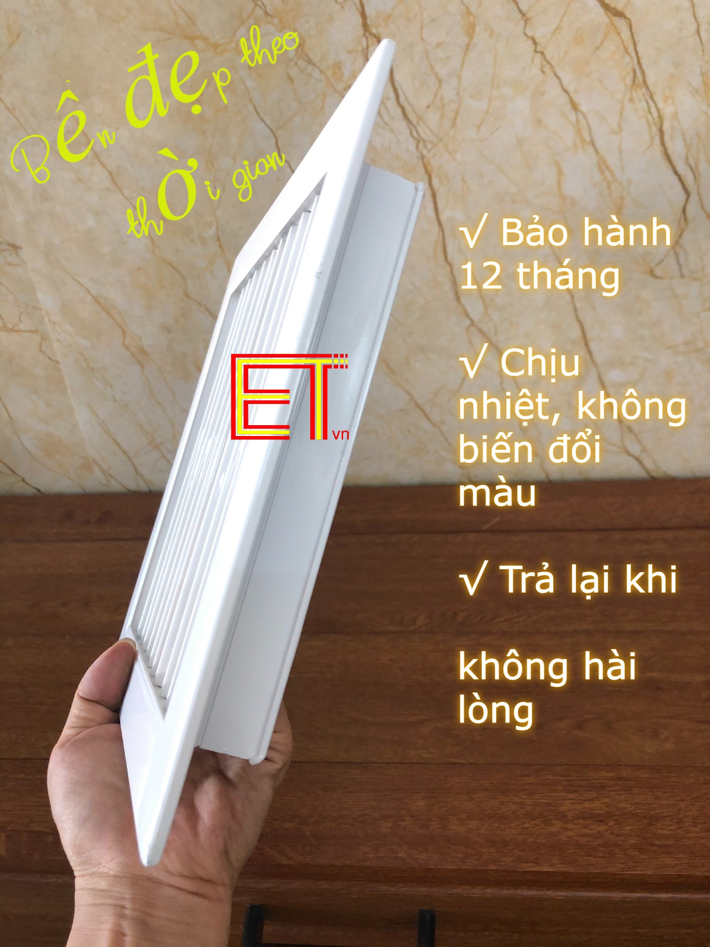 Tấm thông gió, tấm thông khí, che ô thoáng, vỉ gió, cửa gió TTN-200