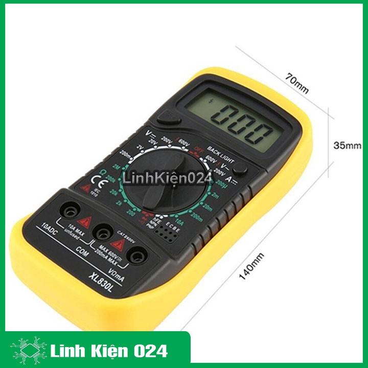 Đồng hồ đo điện XL830L, XL 830 nhỏ gọn (Có Sẵn Pin)